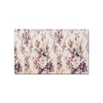 Vintage Floral Pattern Sticker (Rectangular) Front