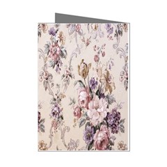 Vintage Floral Pattern Mini Greeting Cards (Pkg of 8)