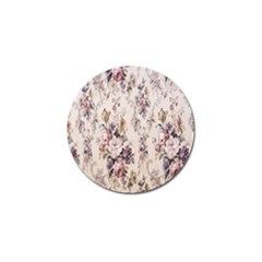 Vintage Floral Pattern Golf Ball Marker (4 Pack) by artworkshop