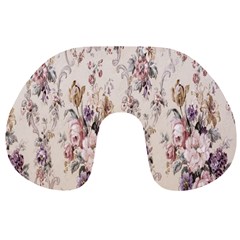 Vintage Floral Pattern Travel Neck Pillow