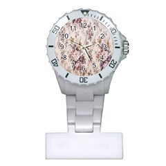 Vintage Floral Pattern Plastic Nurses Watch