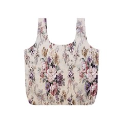 Vintage Floral Pattern Full Print Recycle Bag (S)