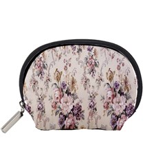 Vintage Floral Pattern Accessory Pouch (small)