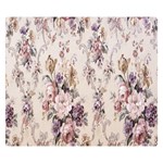 Vintage Floral Pattern One Side Premium Plush Fleece Blanket (Small) 50 x40  Blanket Front