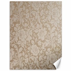 Vintage Wallpaper With Flowers Canvas 36  X 48  by artworkshop