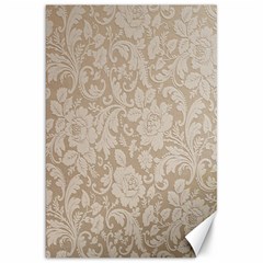 Vintage Wallpaper With Flowers Canvas 20  X 30  by artworkshop