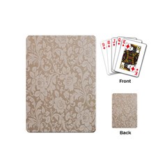 Vintage Wallpaper With Flowers Playing Cards Single Design (mini) by artworkshop