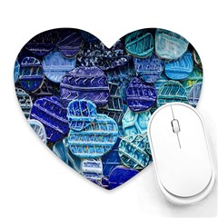 Wallpaper Design Pattern Heart Mousepad by artworkshop