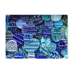 Wallpaper Design Pattern Crystal Sticker (a4) by artworkshop