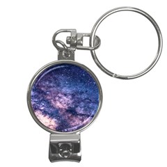 Watercolor Design Wallpaper Nail Clippers Key Chain