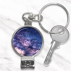 Watercolor Design Wallpaper Nail Clippers Key Chain