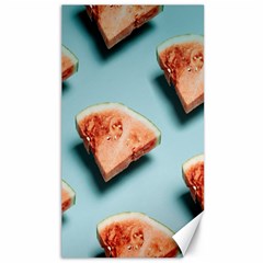 Watermelon Against Blue Surface Pattern Canvas 40  X 72 