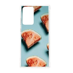 Watermelon Against Blue Surface Pattern Samsung Galaxy Note 20 Ultra Tpu Uv Case by artworkshop