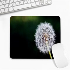 White Flower Large Mousepad by artworkshop