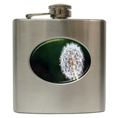 White Flower Hip Flask (6 Oz) by artworkshop