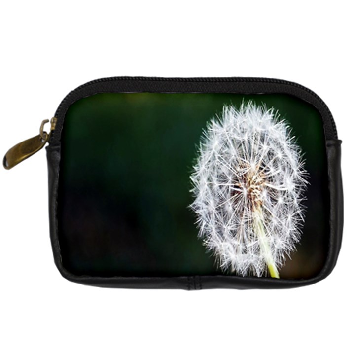 White Flower Digital Camera Leather Case