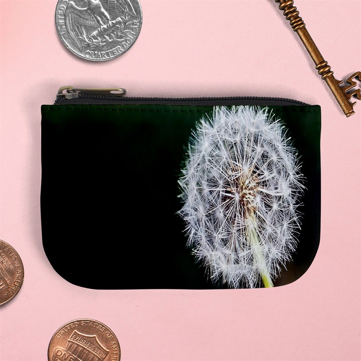 White Flower Mini Coin Purse