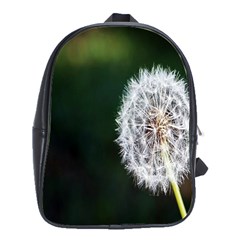 White Flower School Bag (large) by artworkshop