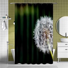 White Flower Shower Curtain 48  X 72  (small)  by artworkshop