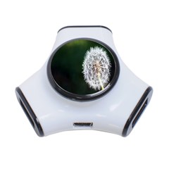 White Flower 3-port Usb Hub by artworkshop