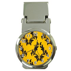 Yellow Regal Filagree Pattern Money Clip Watches by artworkshop