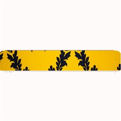 Yellow Regal Filagree Pattern Small Bar Mat by artworkshop