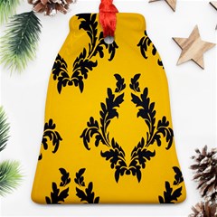 Yellow Regal Filagree Pattern Ornament (bell) by artworkshop