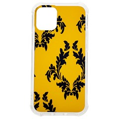 Yellow Regal Filagree Pattern Iphone 12 Mini Tpu Uv Print Case	 by artworkshop