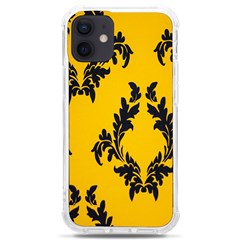 Yellow Regal Filagree Pattern Iphone 12 Mini Tpu Uv Print Case	 by artworkshop