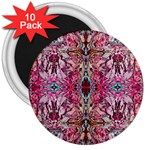 Fuchsia Funky Repeats I 3  Magnets (10 pack)  Front