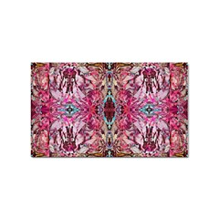 Fuchsia Funky Repeats I Sticker Rectangular (10 Pack) by kaleidomarblingart