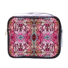 Fuchsia Funky Repeats I Mini Toiletries Bag (one Side) by kaleidomarblingart