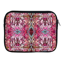 Fuchsia Funky Repeats I Apple Ipad 2/3/4 Zipper Cases by kaleidomarblingart