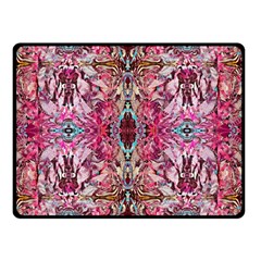 Fuchsia Funky Repeats I Fleece Blanket (small)