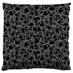 Black And Alien Drawing Motif Pattern Standard Premium Plush Fleece Cushion Case (two Sides) by dflcprintsclothing