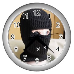 Hood 2 Wall Clock (silver) by Holyville