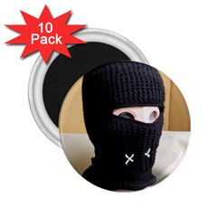 Ski Mask  2 25  Magnets (10 Pack)  by Holyville