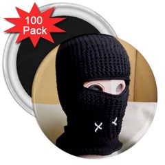 Ski Mask  3  Magnets (100 Pack) by Holyville