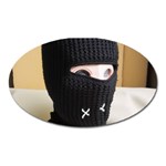 Ski Mask  Oval Magnet Front