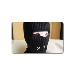 Ski Mask  Magnet (name Card) by Holyville