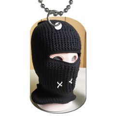 Ski Mask  Dog Tag (one Side)