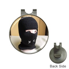 Ski Mask  Hat Clips With Golf Markers by Holyville