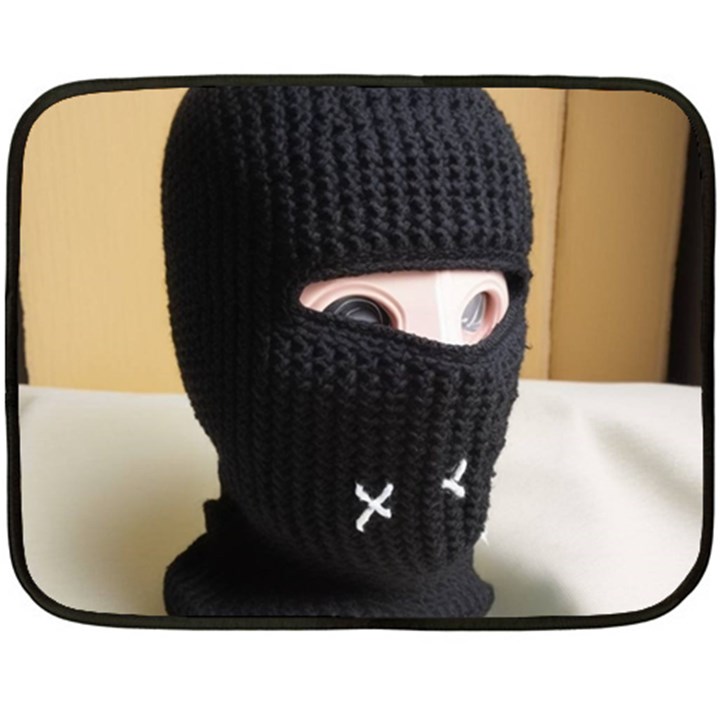 Ski Mask  Fleece Blanket (Mini)