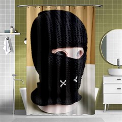 Ski Mask  Shower Curtain 48  X 72  (small) 