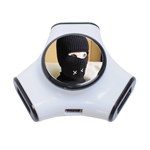 Ski Mask  3-Port USB Hub Front