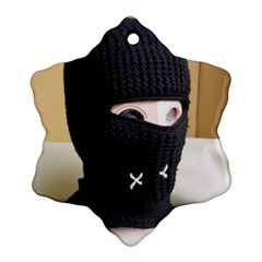 Ski Mask  Ornament (snowflake) by Holyville