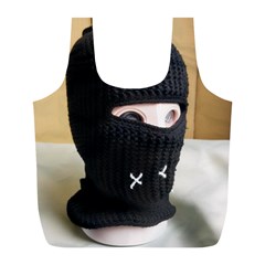 Ski Mask  Full Print Recycle Bag (l) by Holyville