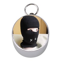 Ski Mask  Mini Silver Compasses by Holyville