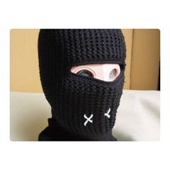 Ski Mask  Premium Plush Fleece Blanket (mini) by Holyville