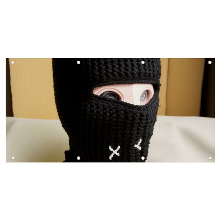 Ski Mask  Banner and Sign 8  x 4 